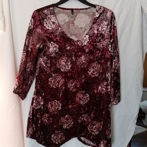 Soft rose top